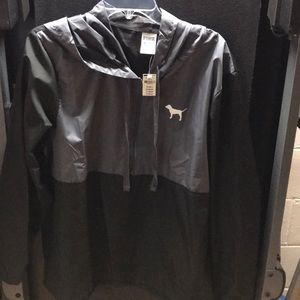 Victoria’s Secret Gray and Black windbreaker
